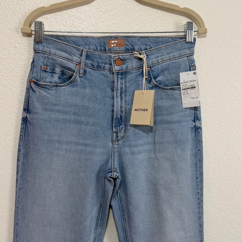 NWT MOTHER The Doozy High-Rise Flare Jeans Women's 29 Blue Let's Get It Together - Picture 5 of 16